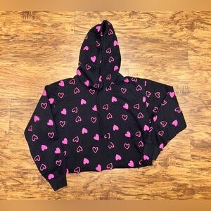 No Boundaries Cropped Hoodie Size Large Juniors